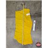 Image 4 : Tanned Moose Hide Piece : Yellow : Approx. 45 x 23 Inches
