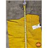 Image 5 : Tanned Moose Hide Piece : Yellow : Approx. 45 x 23 Inches