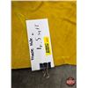 Image 8 : Tanned Moose Hide Piece : Yellow : Approx. 45 x 23 Inches