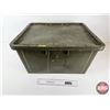 Image 1 : Scepter Olive Green Storage Tote : c/w Lid : Made in Canada