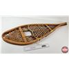 Image 1 : Pair of Gros Louis Wooden Snowshoes : Marked 14 x 48