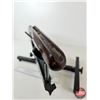 Image 4 : Wooden Rifle Stock : Checkered Grip & Forend : c/w Buttplate