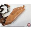 Image 3 : Leather Shoulder Holster : Tan & Burgundy : c/w Harness