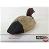 Image 7 : Wooden Duck Decoy (Consignor Tag: Canvasback Drake Working Decoy : 1950s)