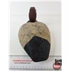 Image 8 : Wooden Duck Decoy (Consignor Tag: Canvasback Drake Working Decoy : 1950s)
