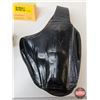 Image 2 : (2) Black Leather Holsters : Belt Loop & Belt Slot Styles
