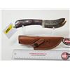 Image 1 : FerRustique Skinner Knife : c/w Leather Sheath