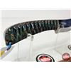Image 2 : FerRustique Skinner Knife : Multicoloured Textured Handle : c/w Leather Sheath