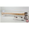 Image 6 : Axe : Head Marked 3-1/4 & Made in Sweden : Hickory Handle