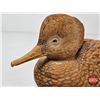 Image 10 : Wooden Duck Decoy (Consignor Tag: Hooded Merganser : Highly Detailed : By T. Perdue : 1995)