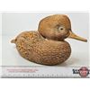Image 4 : Wooden Duck Decoy (Consignor Tag: Hooded Merganser : Highly Detailed : By T. Perdue : 1995)