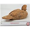 Image 6 : Wooden Duck Decoy (Consignor Tag: Hooded Merganser : Highly Detailed : By T. Perdue : 1995)