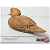 Image 8 : Wooden Duck Decoy (Consignor Tag: Hooded Merganser : Highly Detailed : By T. Perdue : 1995)
