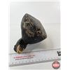 Image 10 : Wooden Duck Decoy (Consignor Tag: Working Blue Bill Hen : Hollow Body : Glass Eyes : 1930s)