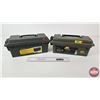 Image 1 : (2) Plastic Shotgun Shell Storage Boxes : Magnum & Plano