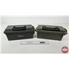 Image 5 : (2) Plastic Shotgun Shell Storage Boxes : Magnum & Plano