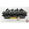 Image 1 : 4 Magnum .30 Cal Plastic Ammo Storage Boxes : c/w Carrying Crate