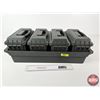 Image 8 : 4 Magnum .30 Cal Plastic Ammo Storage Boxes : c/w Carrying Crate