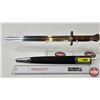 Image 7 : Bayonet : Marked VR & 6/96 : c/w Leather & Metal Scabbard