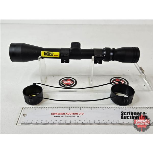 NCStar 3-9x40 Rifle Scope : c/w Mounting Rings & Lens Covers
