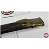 Image 9 : Socket Bayonet : c/w Leather & Brass Scabbard (Consignor Tag: Snider)