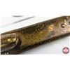 Image 10 : Socket Bayonet : Blade Stamped 2 01 : c/w Leather & Brass Scabbard