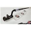 Image 2 : Socket Bayonet : c/w Leather & Brass Scabbard & Leather Frog