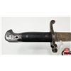 Image 3 : Bayonet : Blade Marked 1/88 : c/w Leather & Metal Scabbard