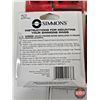 Image 3 : 8 Pairs of Simmons 1 Inch Matte See-Thru Scope Rings : Model 49176
