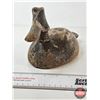 Image 2 : Wooden Duck Decoy (Consignor Tag: Working Blue Bill Hen : c. 1920s)
