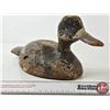 Image 3 : Wooden Duck Decoy (Consignor Tag: Working Blue Bill Hen : c. 1920s)
