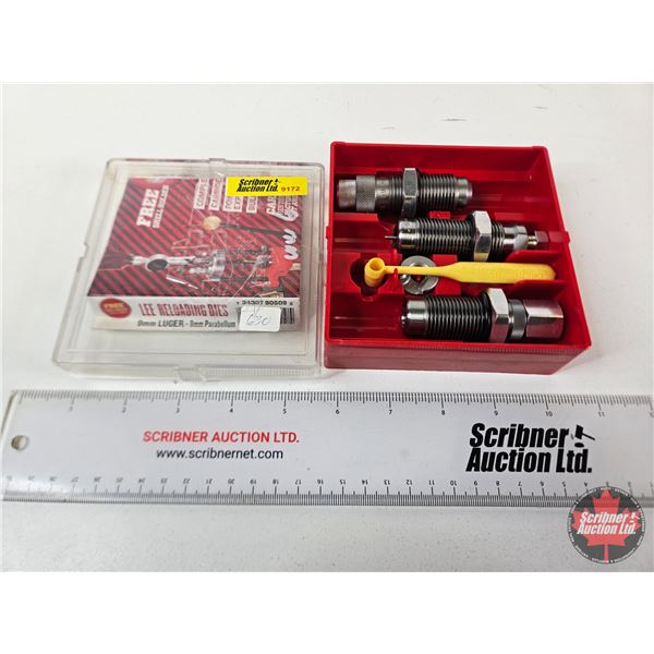 Lee Carbide 3-Die Set : 9mm Luger : c/w Case & Accessories