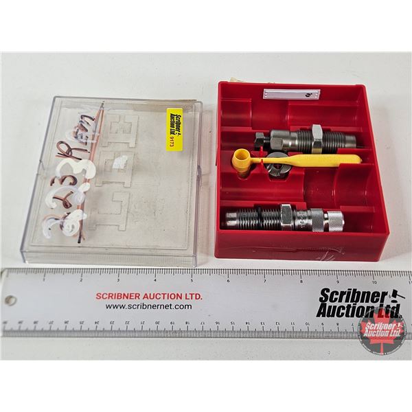 Lee 2-Die Set : .223 Remington : c/w Case & Accessories
