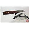 Image 4 : Damascus Pattern Sword : Wood Handle (Consignor Tag: 31 Inch Blade)