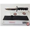 Image 7 : Stainless Survival Knife : Sawback Blade : Hollow Handle : c/w Nylon Sheath