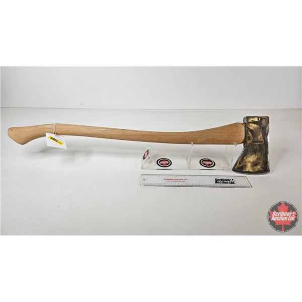 Swedish Axe : Wood Handle (Consignor Tag: Hults Bruk : 3 lb)