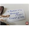 Image 9 : H. Boker & Co. Straight Razor : Finest Grade : c/w Leather Pouch