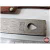 Image 7 : Schrade Uncle Henry 127UH Folding Knife : c/w Leather Pouch & Honesteel Sharpener
