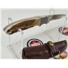 Image 4 : CRKT Brow Tine 2860 Hunting Knife : c/w Leather Sheath
