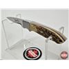 Image 7 : CRKT Brow Tine 2860 Hunting Knife : c/w Leather Sheath