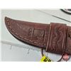 Image 8 : CRKT Brow Tine 2860 Hunting Knife : c/w Leather Sheath