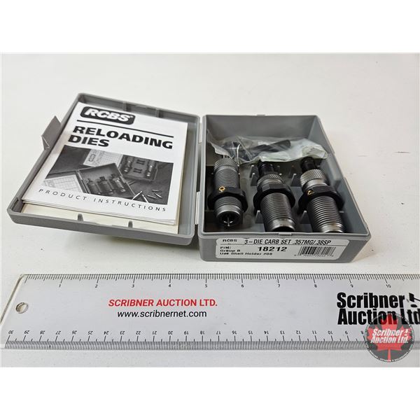 RCBS .357 Magnum / .38 Special : 3-Die Carbide Set : 18212
