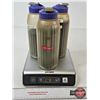 Image 4 : Reloading Powder : Containers Labelled H110 : HP-38 : HS-6 : c/w 2 Hodgdon Manuals