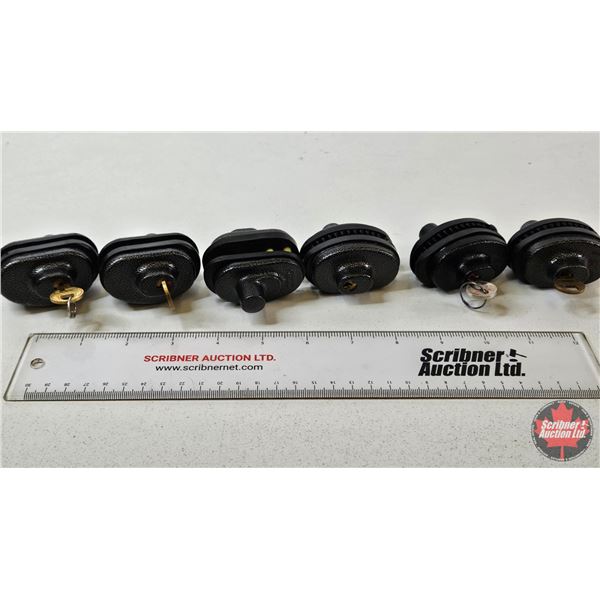 6 Trigger Locks : c/w Assorted Keys