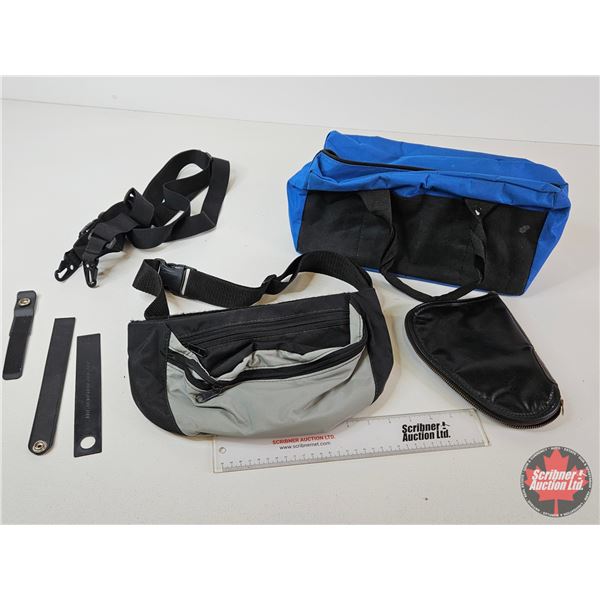Assorted Bags & Shooting Accessories : c/w Browning Pistol Case