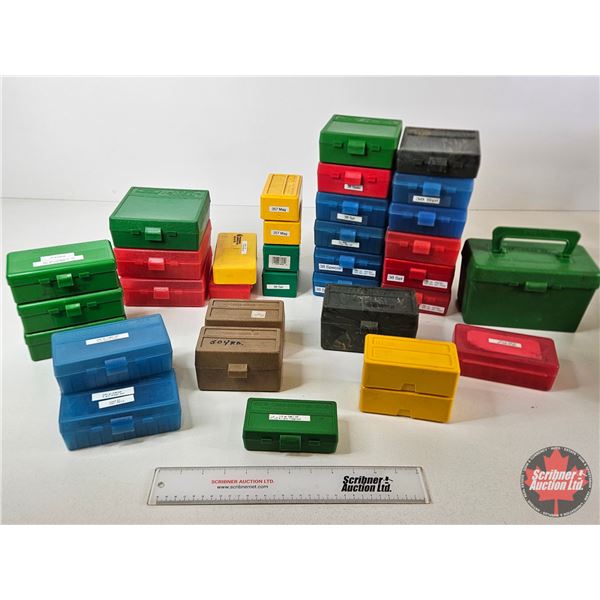 Assorted Plastic Ammunition Storage Boxes : MTM Case-Gard & Flambeau