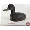 Image 1 : Wooden Duck Decoy (Consignor Tag: Blue Bill Drake Working Decoy : c. 1930)
