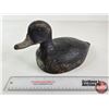 Image 2 : Wooden Duck Decoy (Consignor Tag: Blue Bill Drake Working Decoy : c. 1930)
