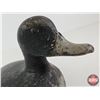 Image 4 : Wooden Duck Decoy (Consignor Tag: Blue Bill Drake Working Decoy : c. 1930)
