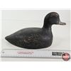 Image 6 : Wooden Duck Decoy (Consignor Tag: Blue Bill Drake Working Decoy : c. 1930)